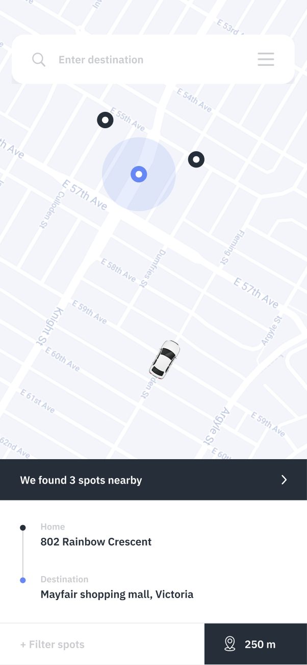 Map Search Screen